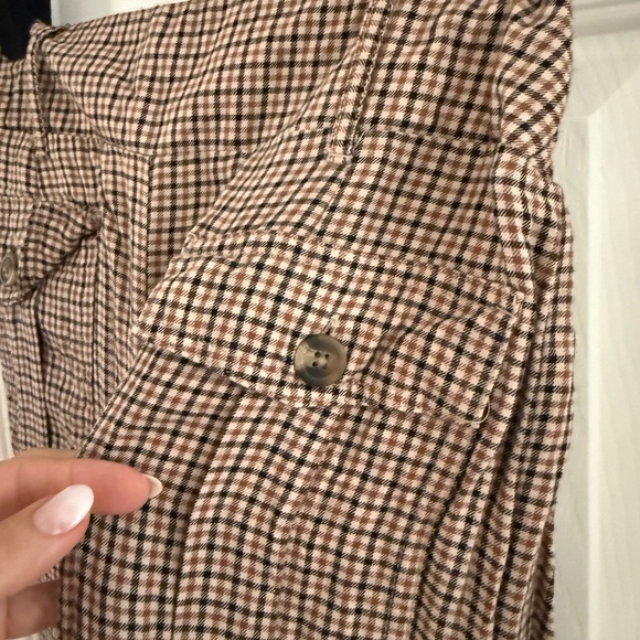 Plaid Pants Wide Leg - Picture 2 of 3